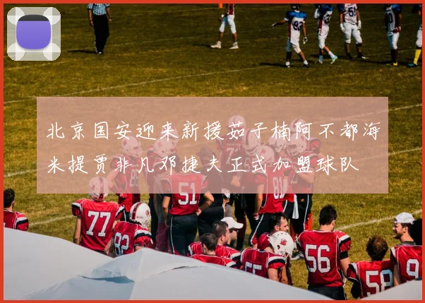 北京国安迎来新援茹子楠阿不都海米提贾非凡邓捷夫正式加盟球队